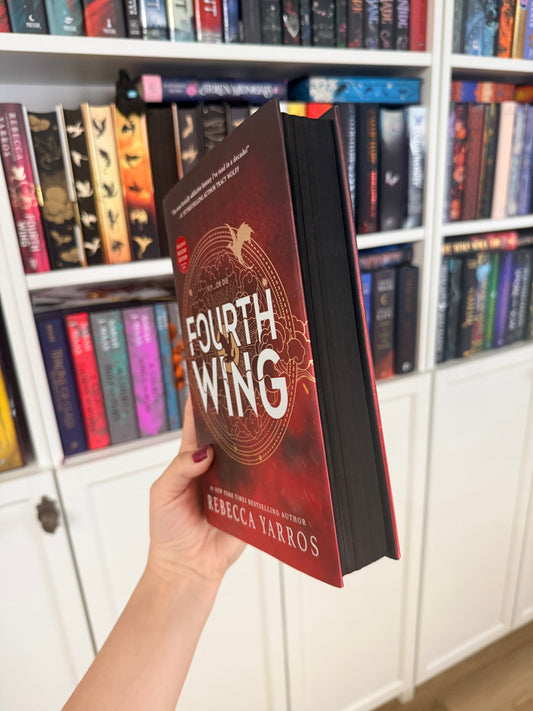 Fourth Wing (Red Holiday Edition)(Hardback)