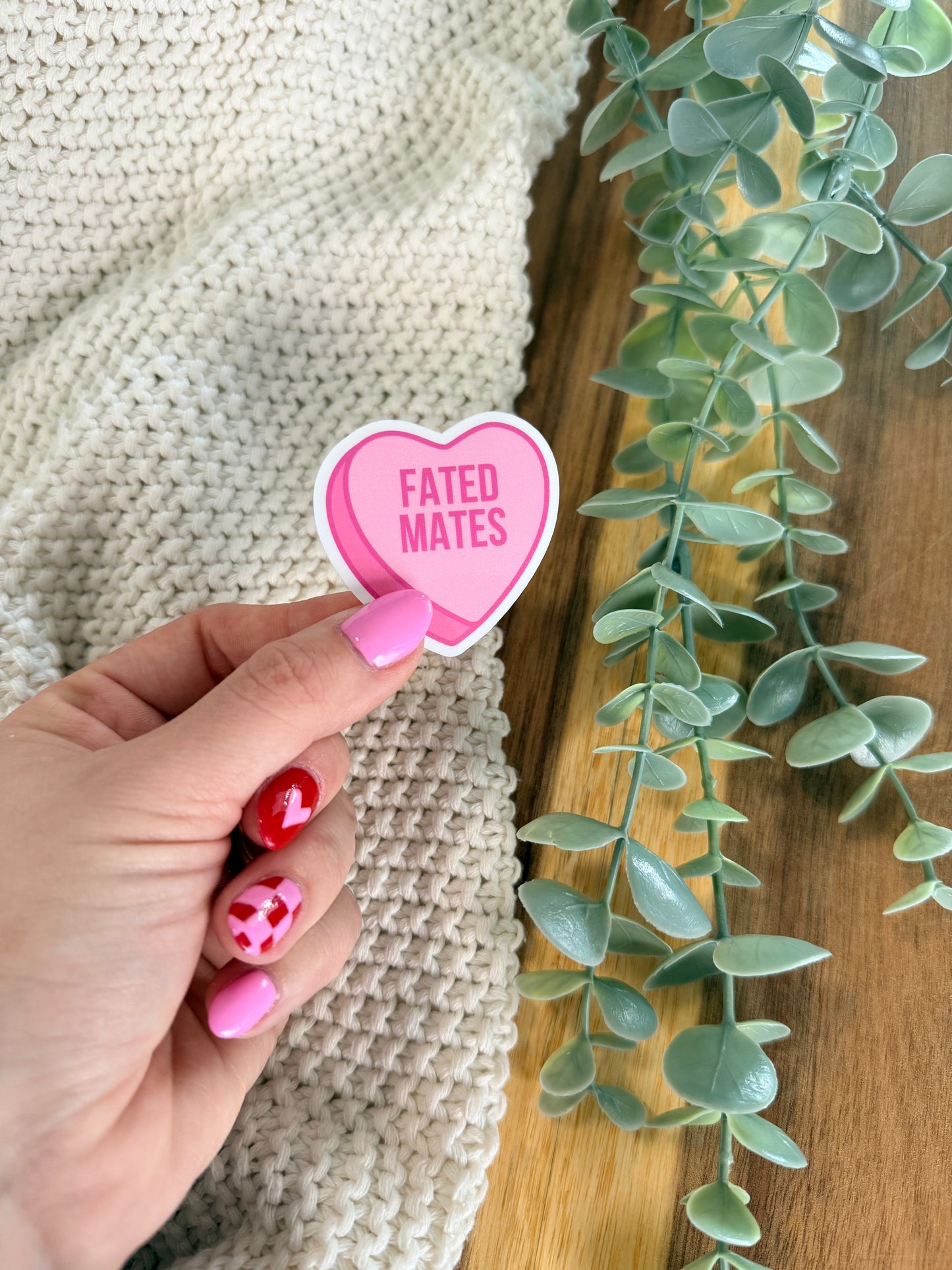 Fated Mates Candy Heart - Sticker