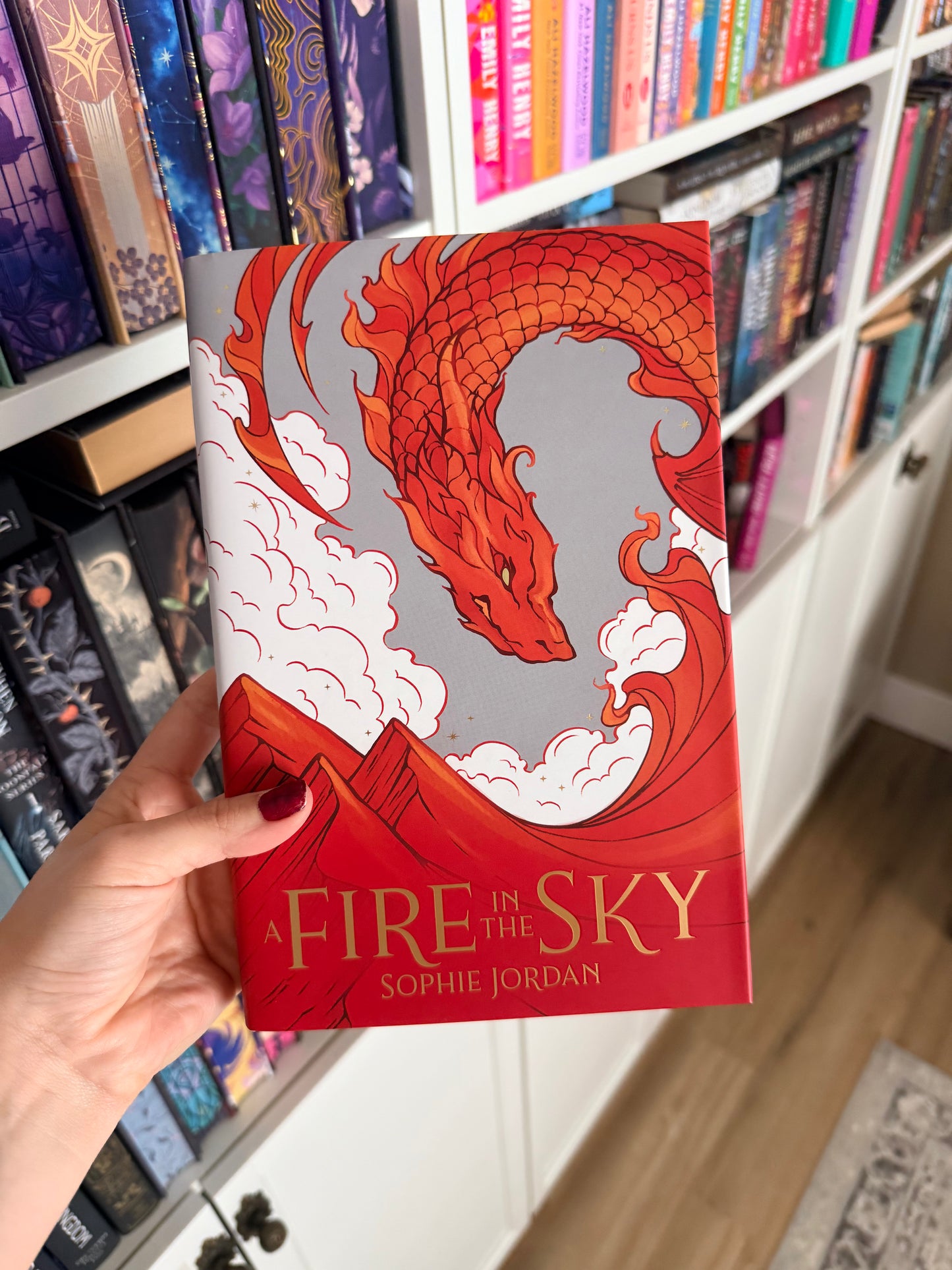A Fire in the Sky – Sophie Jordan (Fairyloot) (SIGNED)(Hardback)