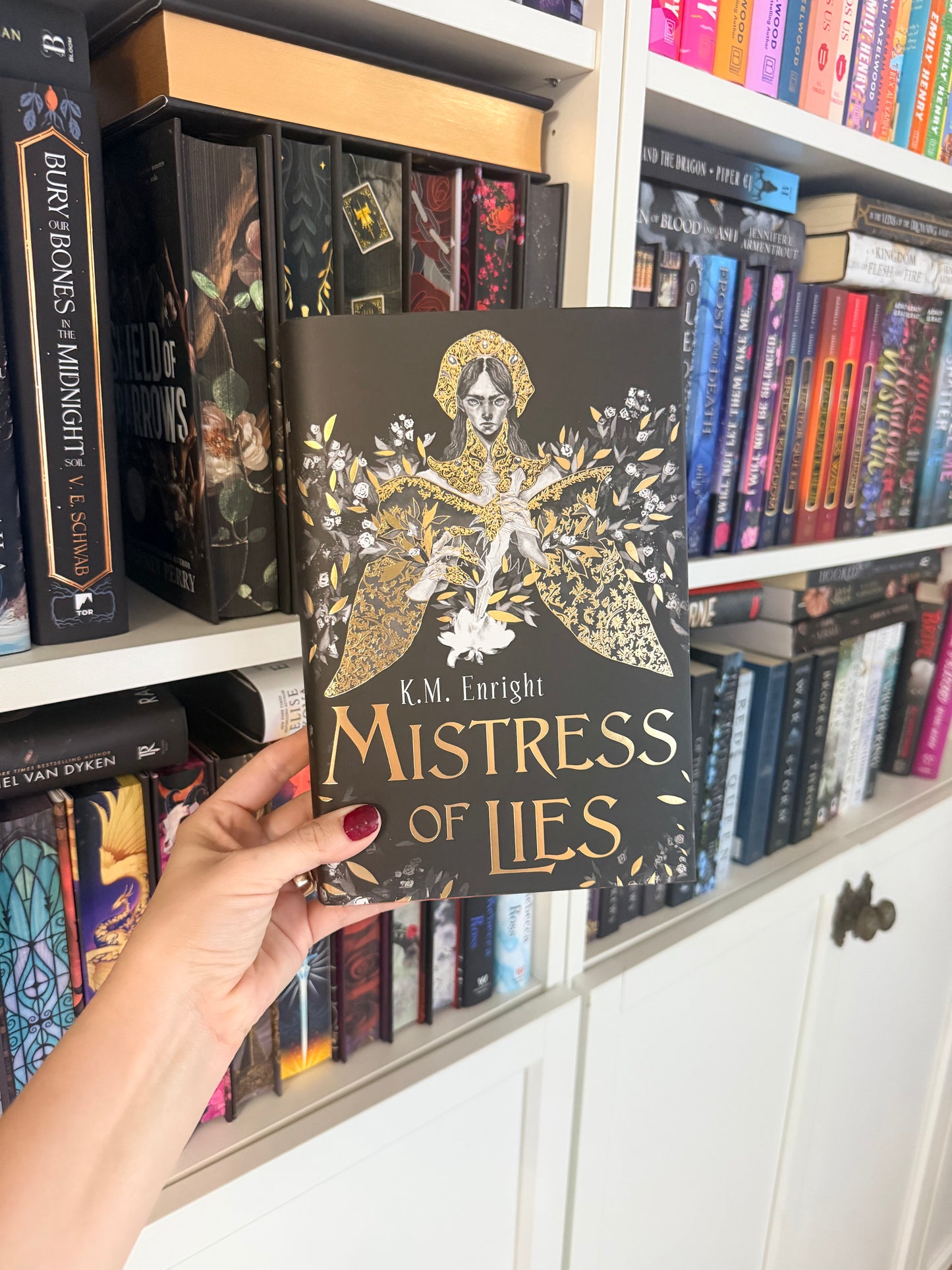 Mistress of Lies – K. M. Enright (Illumicrate)(SIGNED)(Hardback)
