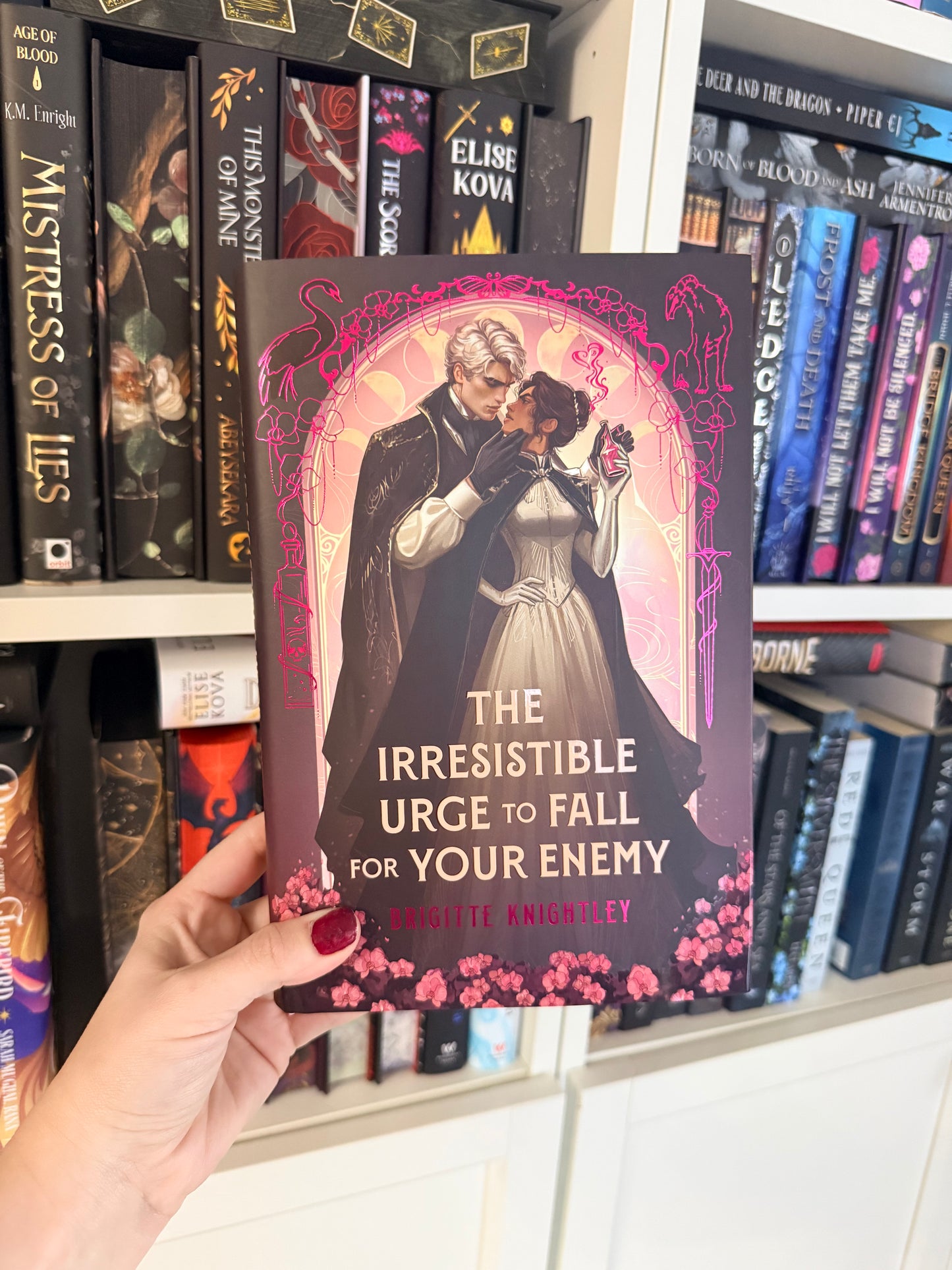 The Irresistible Urge to Fall for Your Enemy – Brigitte Knightley (Fairyloot)(Hardback)