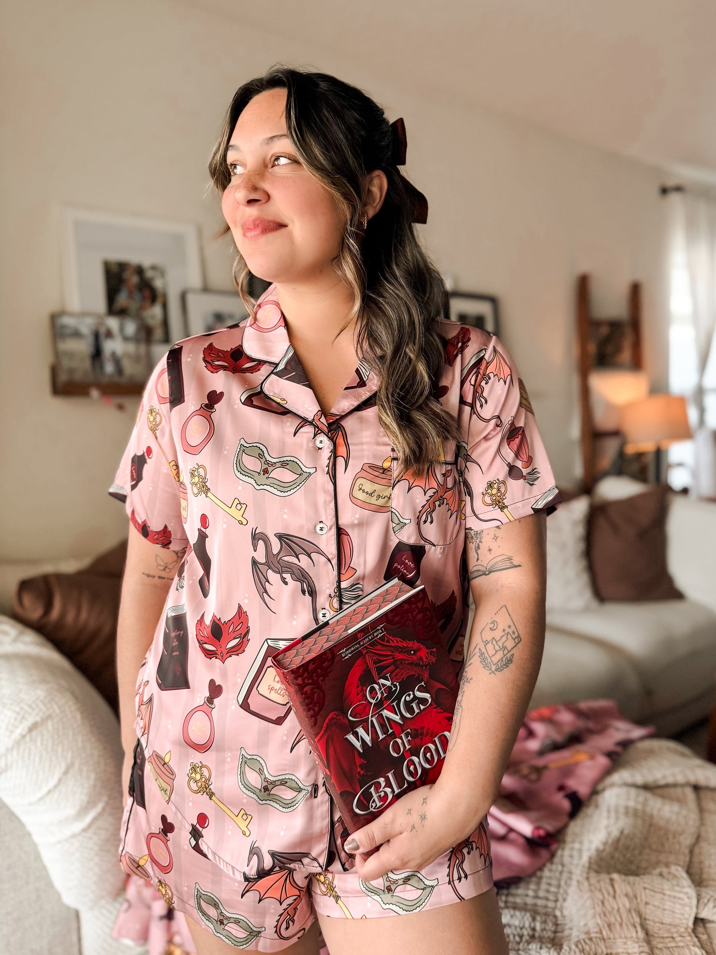 FF x Reading Through Realms - Romantasy Girlie Pajama Top (SOLD AS SEPARATES)